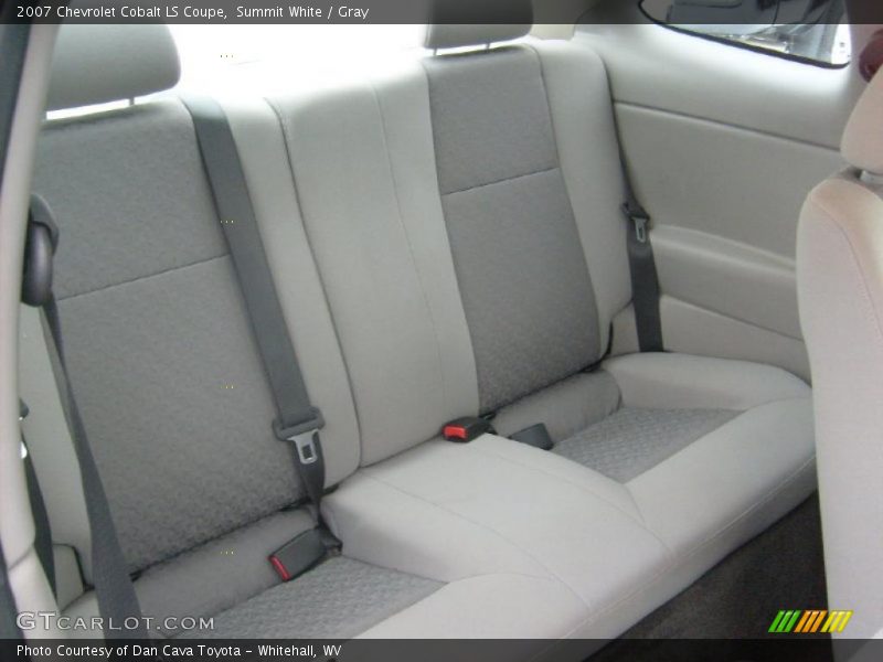 Summit White / Gray 2007 Chevrolet Cobalt LS Coupe
