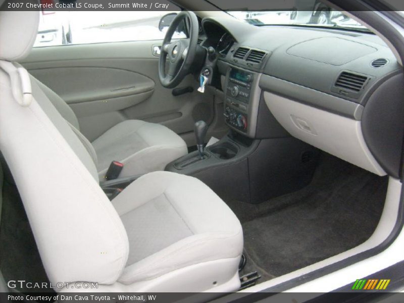 Summit White / Gray 2007 Chevrolet Cobalt LS Coupe