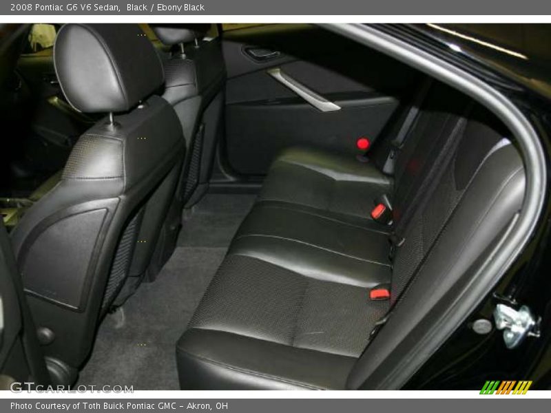 Black / Ebony Black 2008 Pontiac G6 V6 Sedan