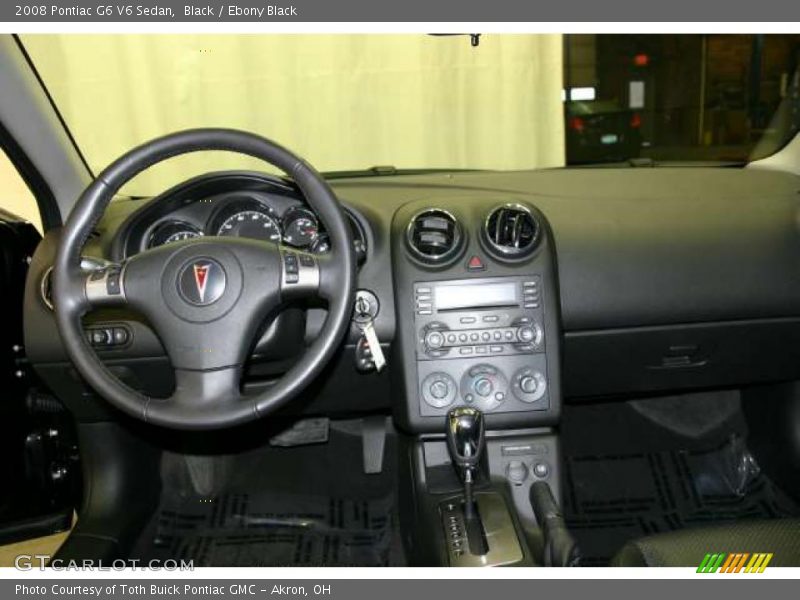 Black / Ebony Black 2008 Pontiac G6 V6 Sedan