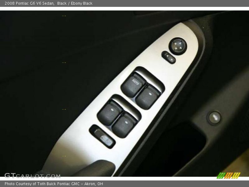 Black / Ebony Black 2008 Pontiac G6 V6 Sedan