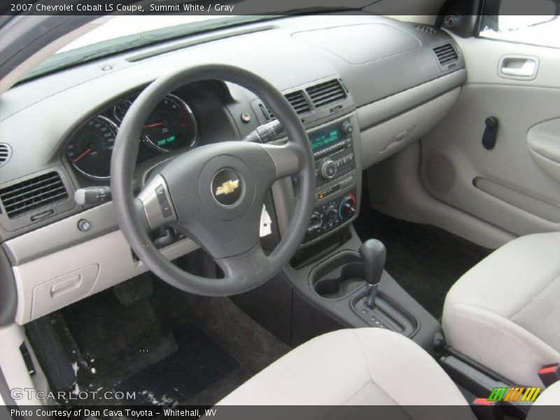 Summit White / Gray 2007 Chevrolet Cobalt LS Coupe