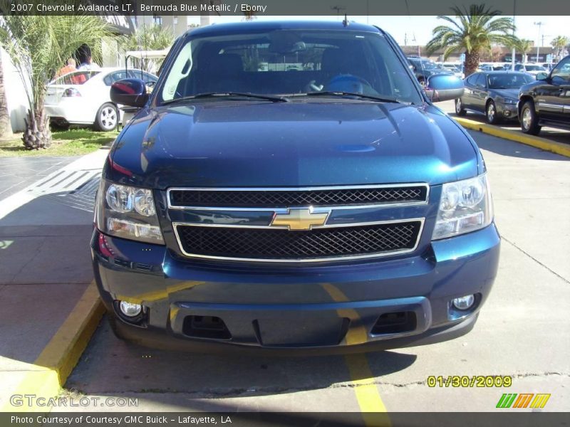 Bermuda Blue Metallic / Ebony 2007 Chevrolet Avalanche LT