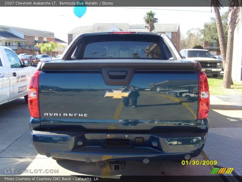Bermuda Blue Metallic / Ebony 2007 Chevrolet Avalanche LT