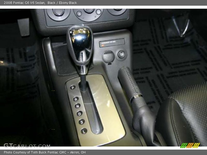 Black / Ebony Black 2008 Pontiac G6 V6 Sedan