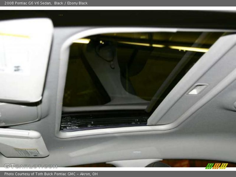 Black / Ebony Black 2008 Pontiac G6 V6 Sedan