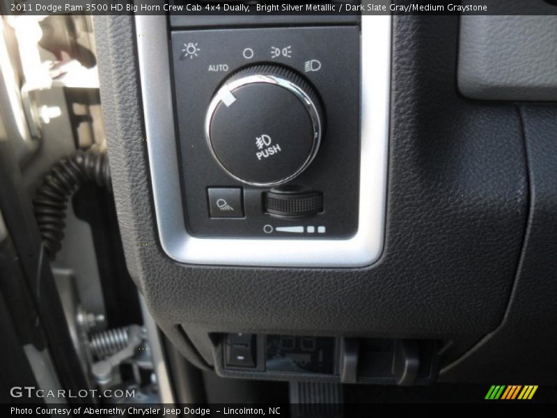 Bright Silver Metallic / Dark Slate Gray/Medium Graystone 2011 Dodge Ram 3500 HD Big Horn Crew Cab 4x4 Dually
