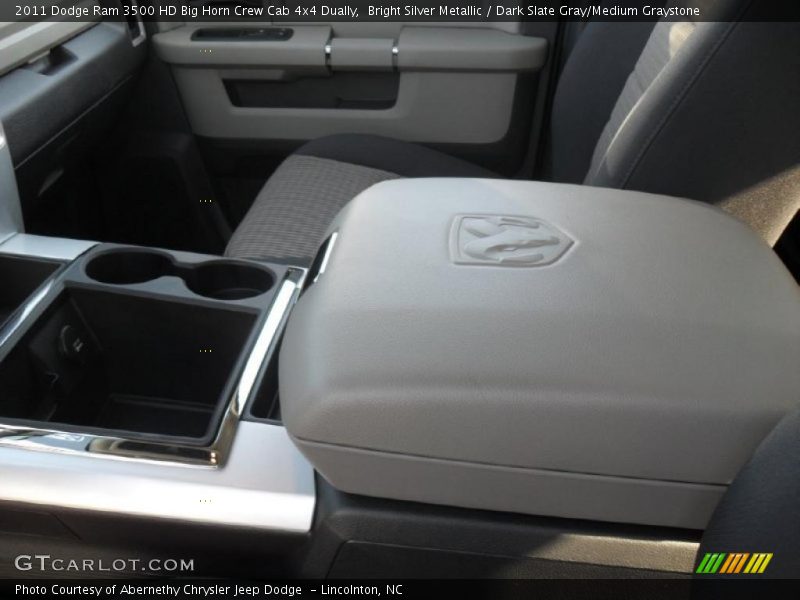 Bright Silver Metallic / Dark Slate Gray/Medium Graystone 2011 Dodge Ram 3500 HD Big Horn Crew Cab 4x4 Dually