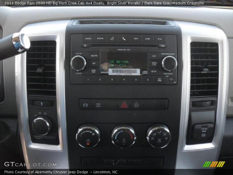 Bright Silver Metallic / Dark Slate Gray/Medium Graystone 2011 Dodge Ram 3500 HD Big Horn Crew Cab 4x4 Dually