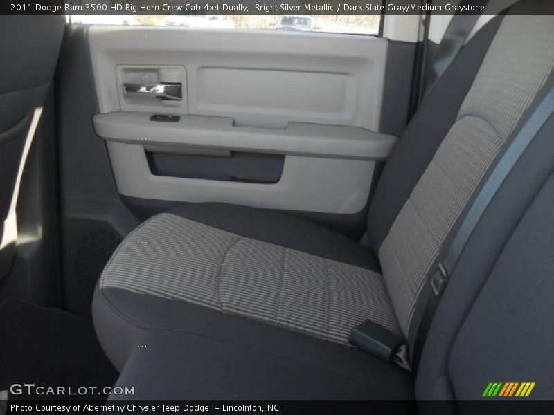 Bright Silver Metallic / Dark Slate Gray/Medium Graystone 2011 Dodge Ram 3500 HD Big Horn Crew Cab 4x4 Dually