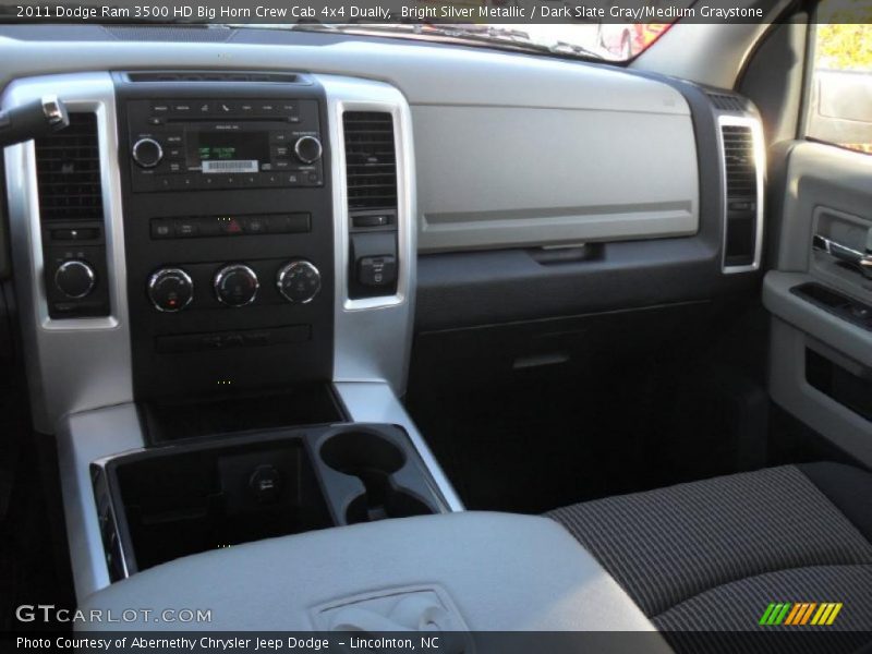 Bright Silver Metallic / Dark Slate Gray/Medium Graystone 2011 Dodge Ram 3500 HD Big Horn Crew Cab 4x4 Dually