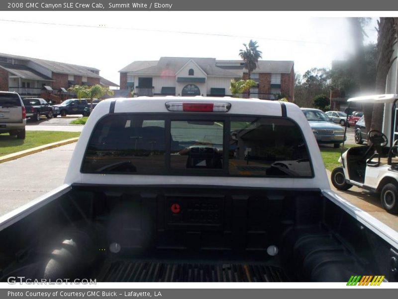 Summit White / Ebony 2008 GMC Canyon SLE Crew Cab