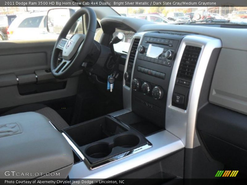 Bright Silver Metallic / Dark Slate Gray/Medium Graystone 2011 Dodge Ram 3500 HD Big Horn Crew Cab 4x4 Dually