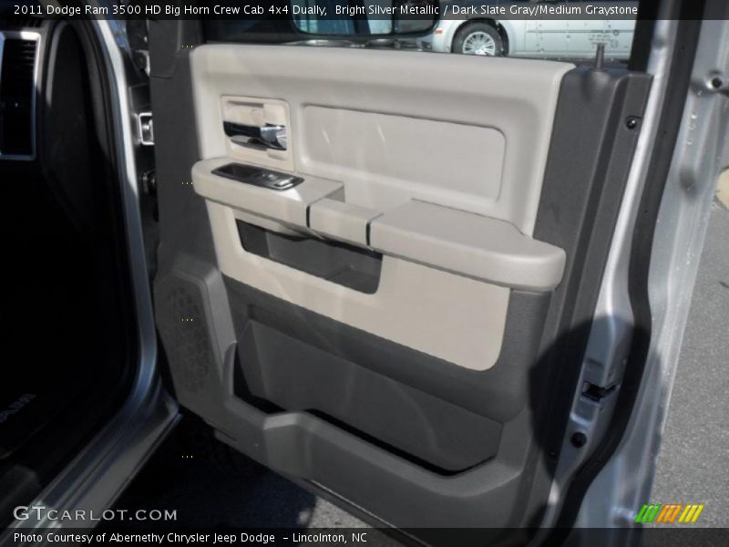 Bright Silver Metallic / Dark Slate Gray/Medium Graystone 2011 Dodge Ram 3500 HD Big Horn Crew Cab 4x4 Dually