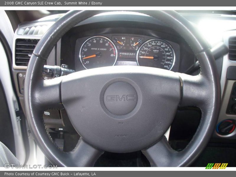 Summit White / Ebony 2008 GMC Canyon SLE Crew Cab