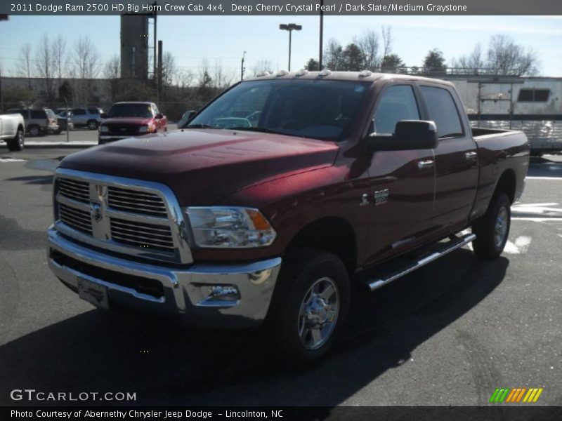 Deep Cherry Crystal Pearl / Dark Slate/Medium Graystone 2011 Dodge Ram 2500 HD Big Horn Crew Cab 4x4
