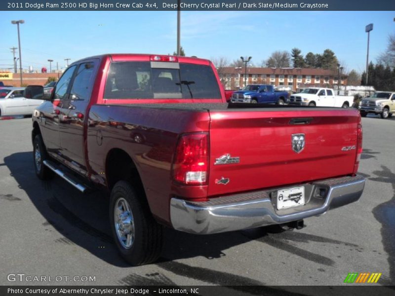 Deep Cherry Crystal Pearl / Dark Slate/Medium Graystone 2011 Dodge Ram 2500 HD Big Horn Crew Cab 4x4