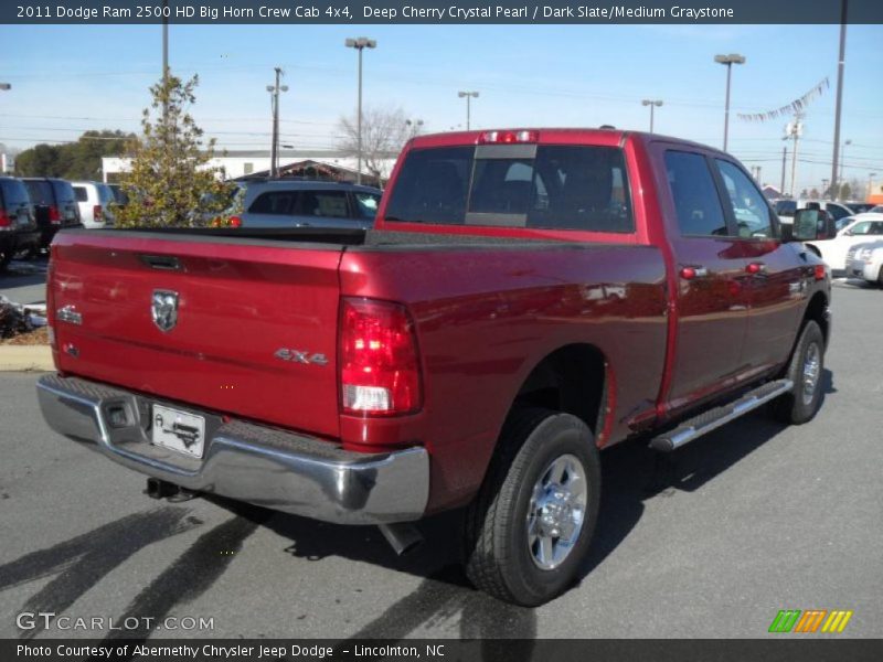 Deep Cherry Crystal Pearl / Dark Slate/Medium Graystone 2011 Dodge Ram 2500 HD Big Horn Crew Cab 4x4