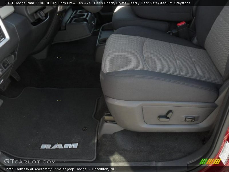 Deep Cherry Crystal Pearl / Dark Slate/Medium Graystone 2011 Dodge Ram 2500 HD Big Horn Crew Cab 4x4