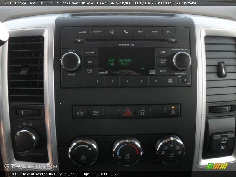 Deep Cherry Crystal Pearl / Dark Slate/Medium Graystone 2011 Dodge Ram 2500 HD Big Horn Crew Cab 4x4