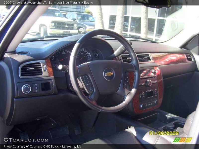 Bermuda Blue Metallic / Ebony 2007 Chevrolet Avalanche LT
