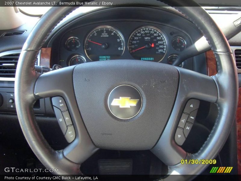 Bermuda Blue Metallic / Ebony 2007 Chevrolet Avalanche LT