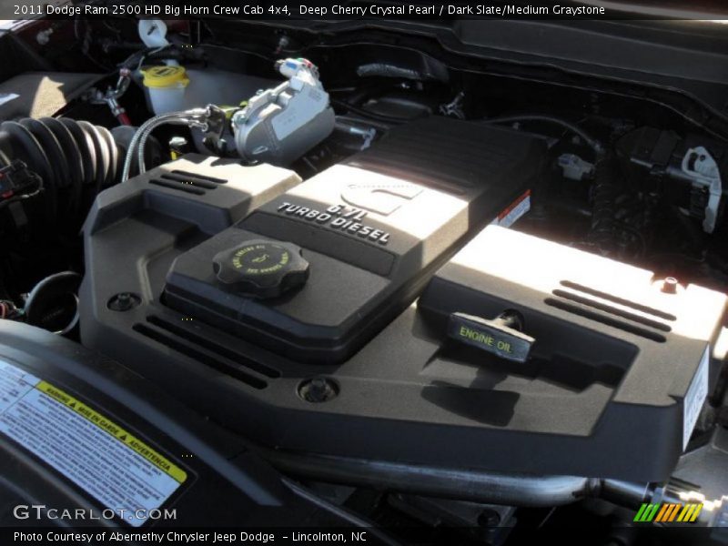 Deep Cherry Crystal Pearl / Dark Slate/Medium Graystone 2011 Dodge Ram 2500 HD Big Horn Crew Cab 4x4