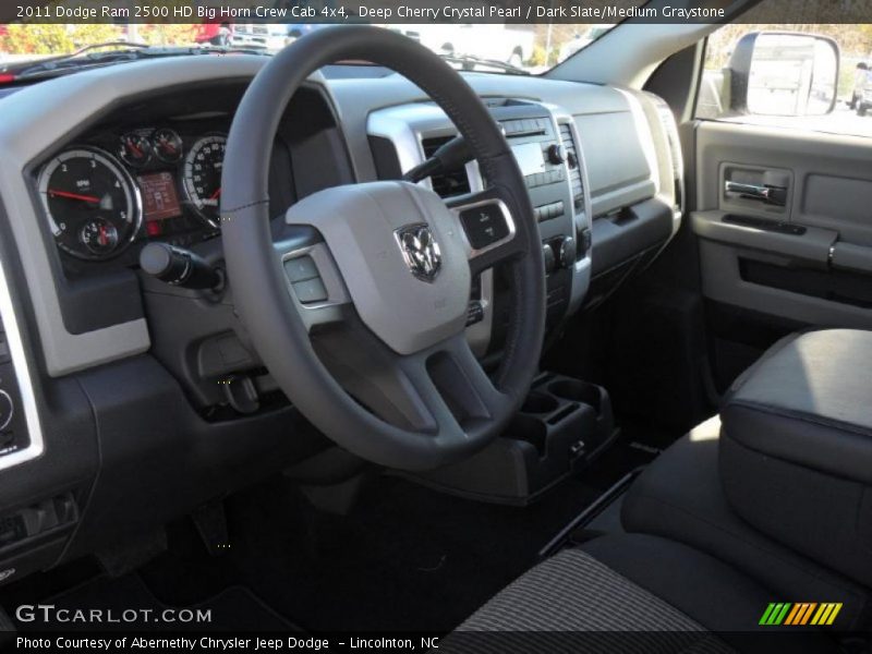 Deep Cherry Crystal Pearl / Dark Slate/Medium Graystone 2011 Dodge Ram 2500 HD Big Horn Crew Cab 4x4