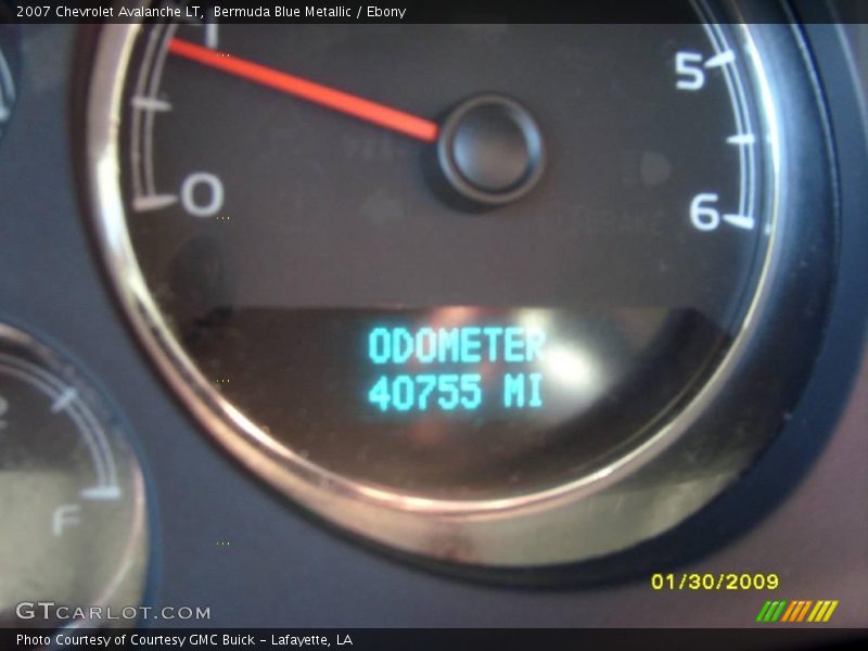 Bermuda Blue Metallic / Ebony 2007 Chevrolet Avalanche LT