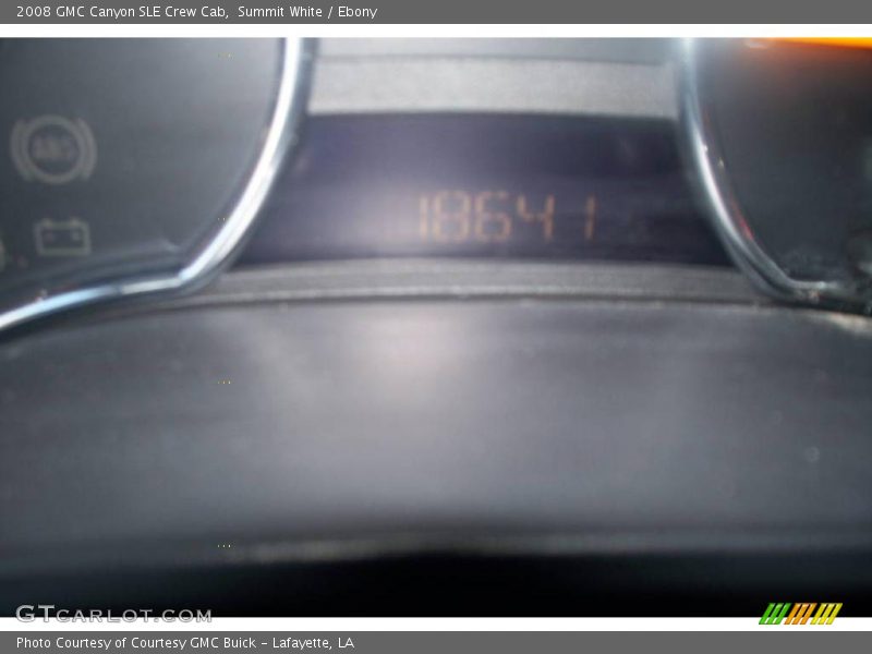 Summit White / Ebony 2008 GMC Canyon SLE Crew Cab