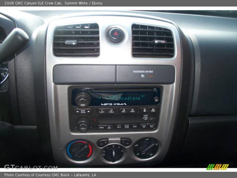 Summit White / Ebony 2008 GMC Canyon SLE Crew Cab