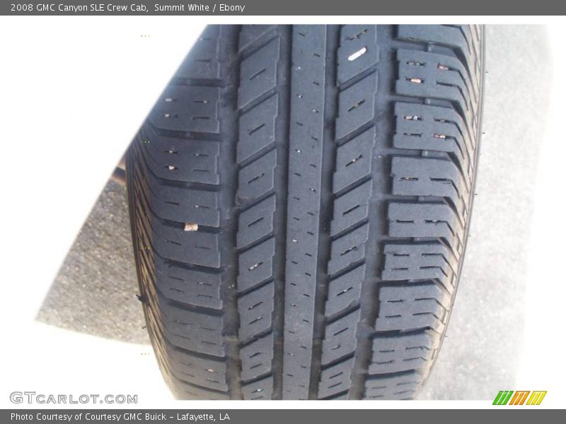 Summit White / Ebony 2008 GMC Canyon SLE Crew Cab