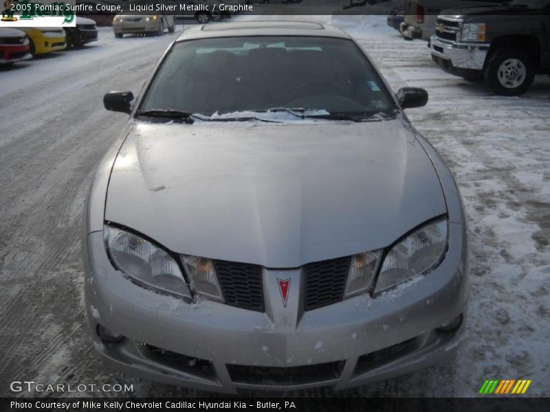 Liquid Silver Metallic / Graphite 2005 Pontiac Sunfire Coupe