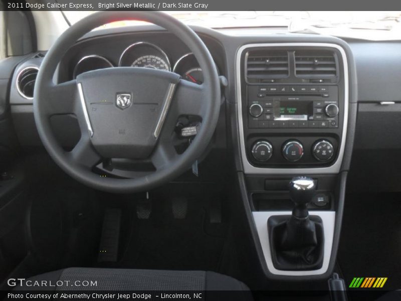 Bright Silver Metallic / Dark Slate Gray 2011 Dodge Caliber Express