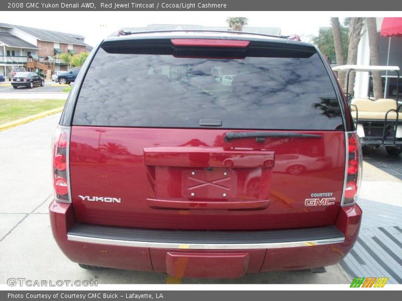 Red Jewel Tintcoat / Cocoa/Light Cashmere 2008 GMC Yukon Denali AWD