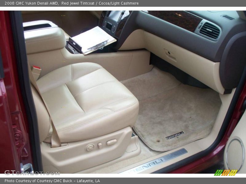 Red Jewel Tintcoat / Cocoa/Light Cashmere 2008 GMC Yukon Denali AWD