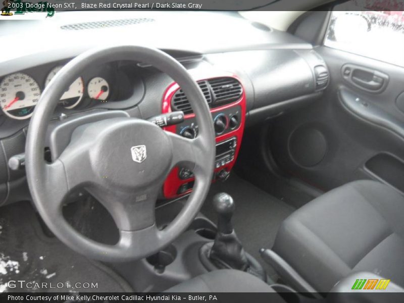 Blaze Red Crystal Pearl / Dark Slate Gray 2003 Dodge Neon SXT