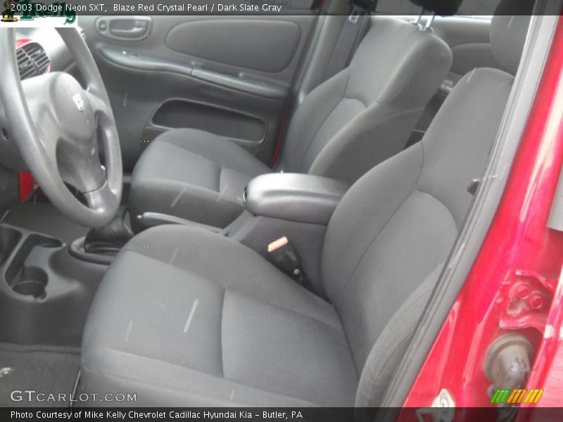 Blaze Red Crystal Pearl / Dark Slate Gray 2003 Dodge Neon SXT