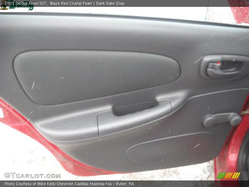 Blaze Red Crystal Pearl / Dark Slate Gray 2003 Dodge Neon SXT