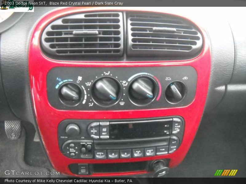 Blaze Red Crystal Pearl / Dark Slate Gray 2003 Dodge Neon SXT