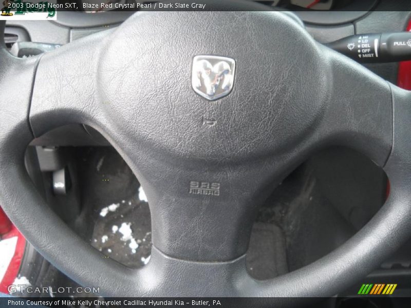 Blaze Red Crystal Pearl / Dark Slate Gray 2003 Dodge Neon SXT