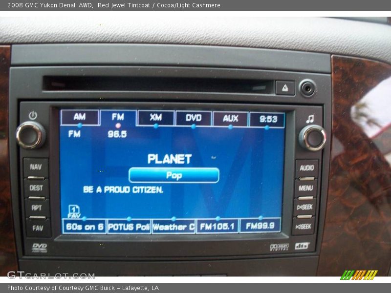 Red Jewel Tintcoat / Cocoa/Light Cashmere 2008 GMC Yukon Denali AWD