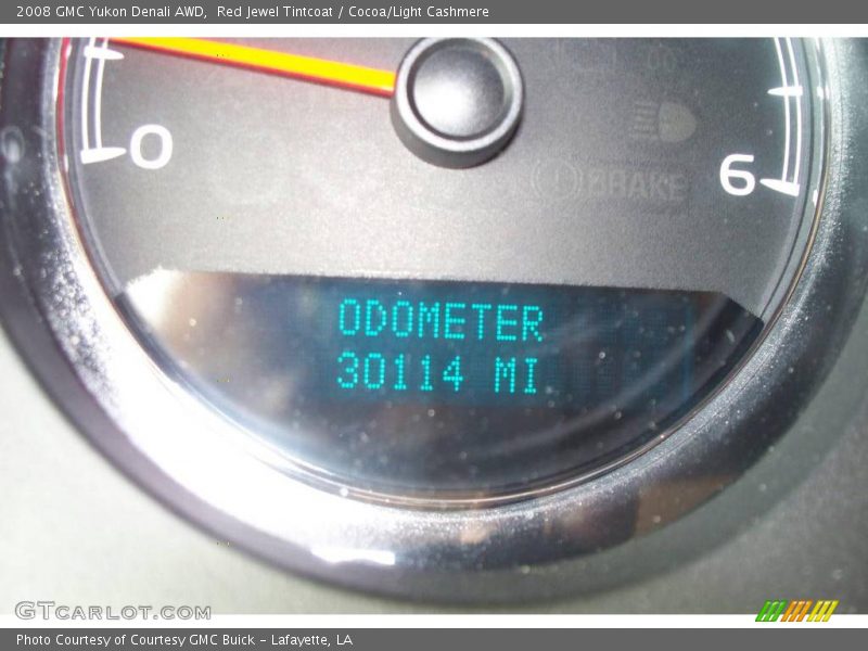 Red Jewel Tintcoat / Cocoa/Light Cashmere 2008 GMC Yukon Denali AWD