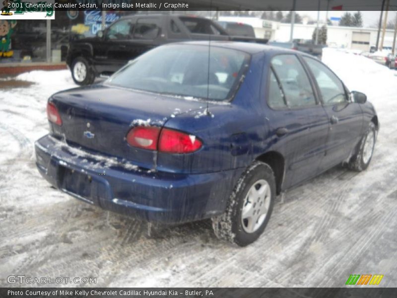 Indigo Blue Metallic / Graphite 2001 Chevrolet Cavalier Sedan