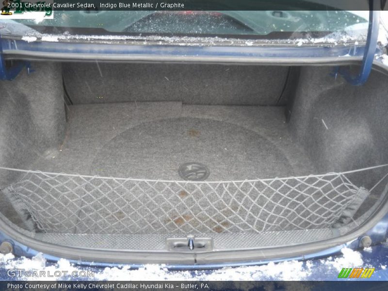 Indigo Blue Metallic / Graphite 2001 Chevrolet Cavalier Sedan