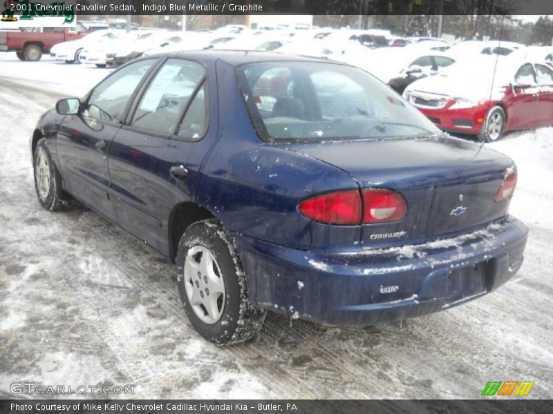 Indigo Blue Metallic / Graphite 2001 Chevrolet Cavalier Sedan