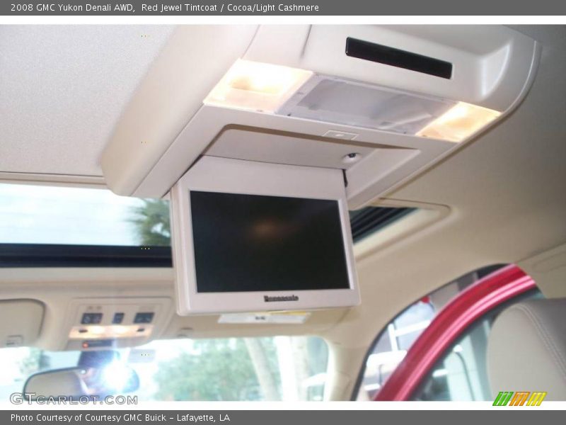 Red Jewel Tintcoat / Cocoa/Light Cashmere 2008 GMC Yukon Denali AWD