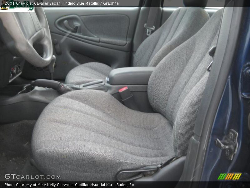 Indigo Blue Metallic / Graphite 2001 Chevrolet Cavalier Sedan