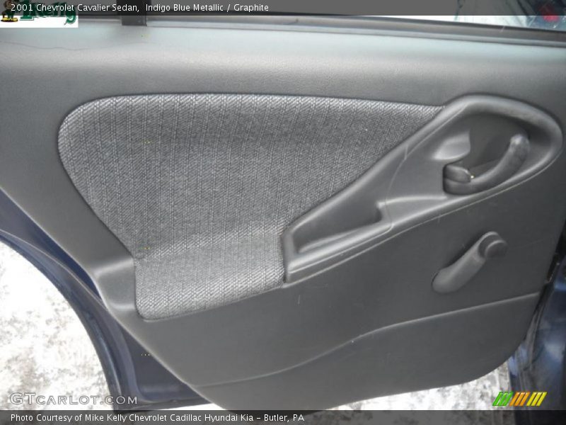Indigo Blue Metallic / Graphite 2001 Chevrolet Cavalier Sedan