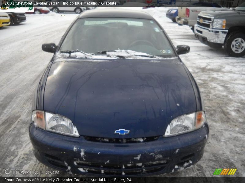Indigo Blue Metallic / Graphite 2001 Chevrolet Cavalier Sedan